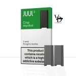 Juul 2 Crisp Menthol Tobacco Pods