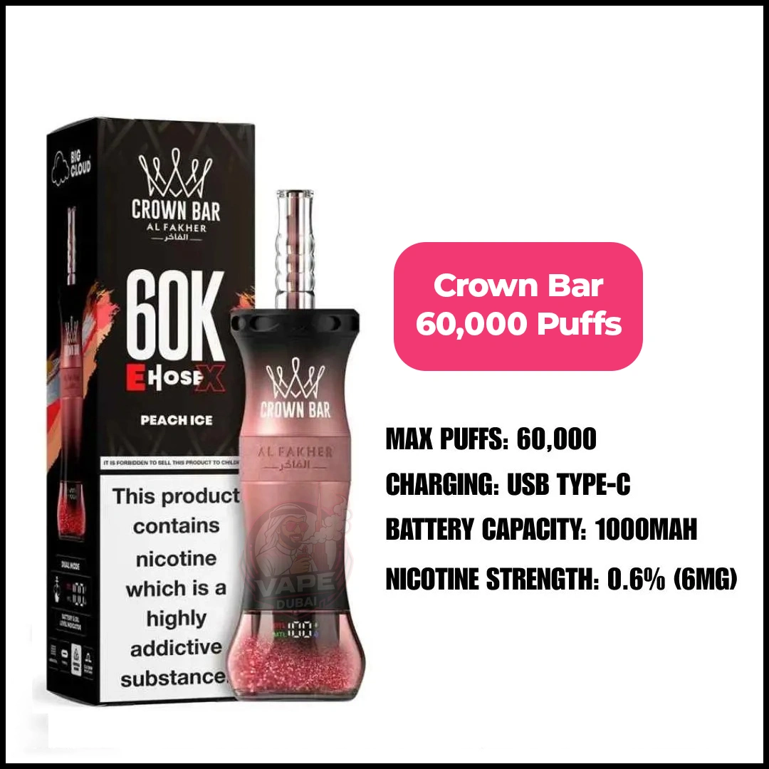 Al Fakher 60000 Puffs Crown Bar