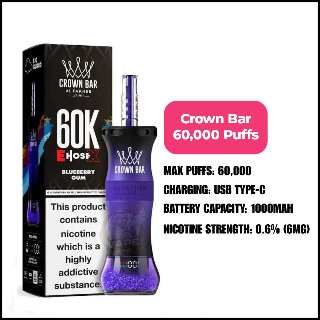 Al Fakher 60000 Puffs Crown Bar
