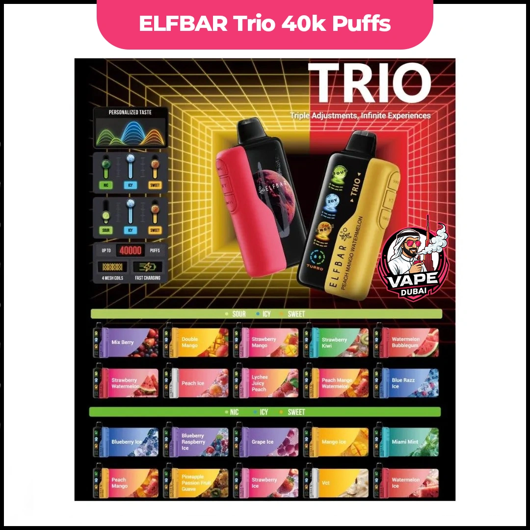 Elf Bar Trio 40k Puffs 50mg