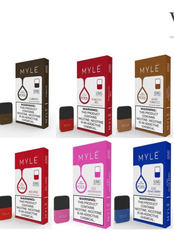Myle V4 Magnetic Pods 50mg