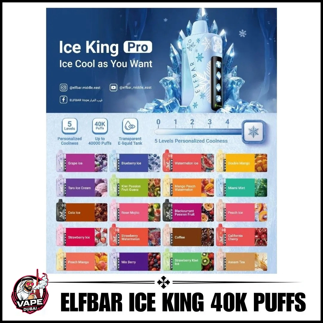 elf bar ice king pro 40k puffs 50mg