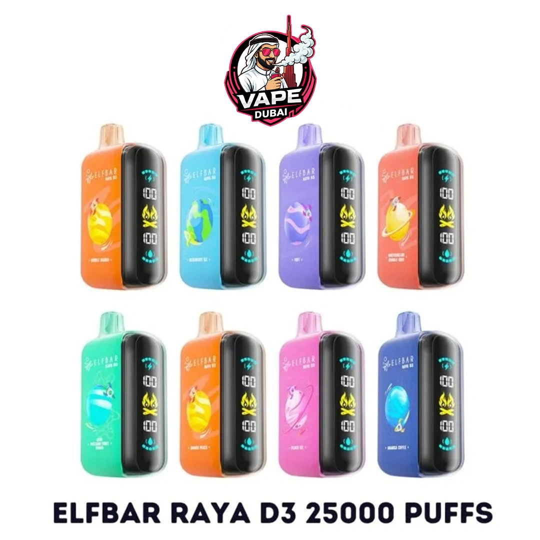 elf bar raya d3 25000 puffs 50mg