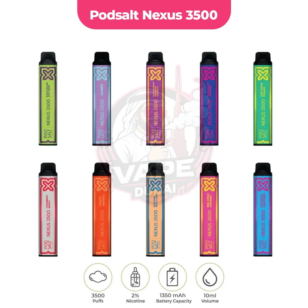 pod salt nexus 3500 puffs 20mg