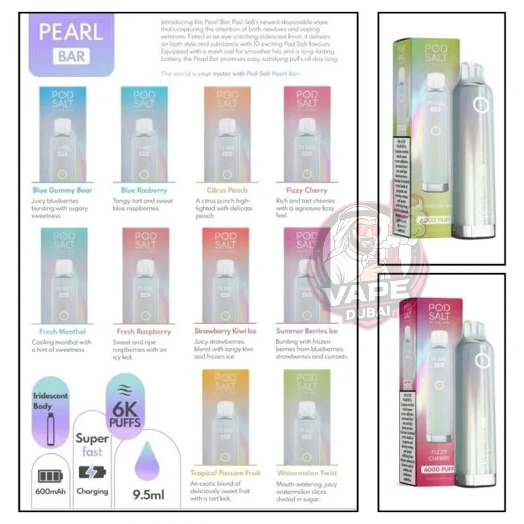 pod salt pearl bar 6000 puffs 20mg dubai uae