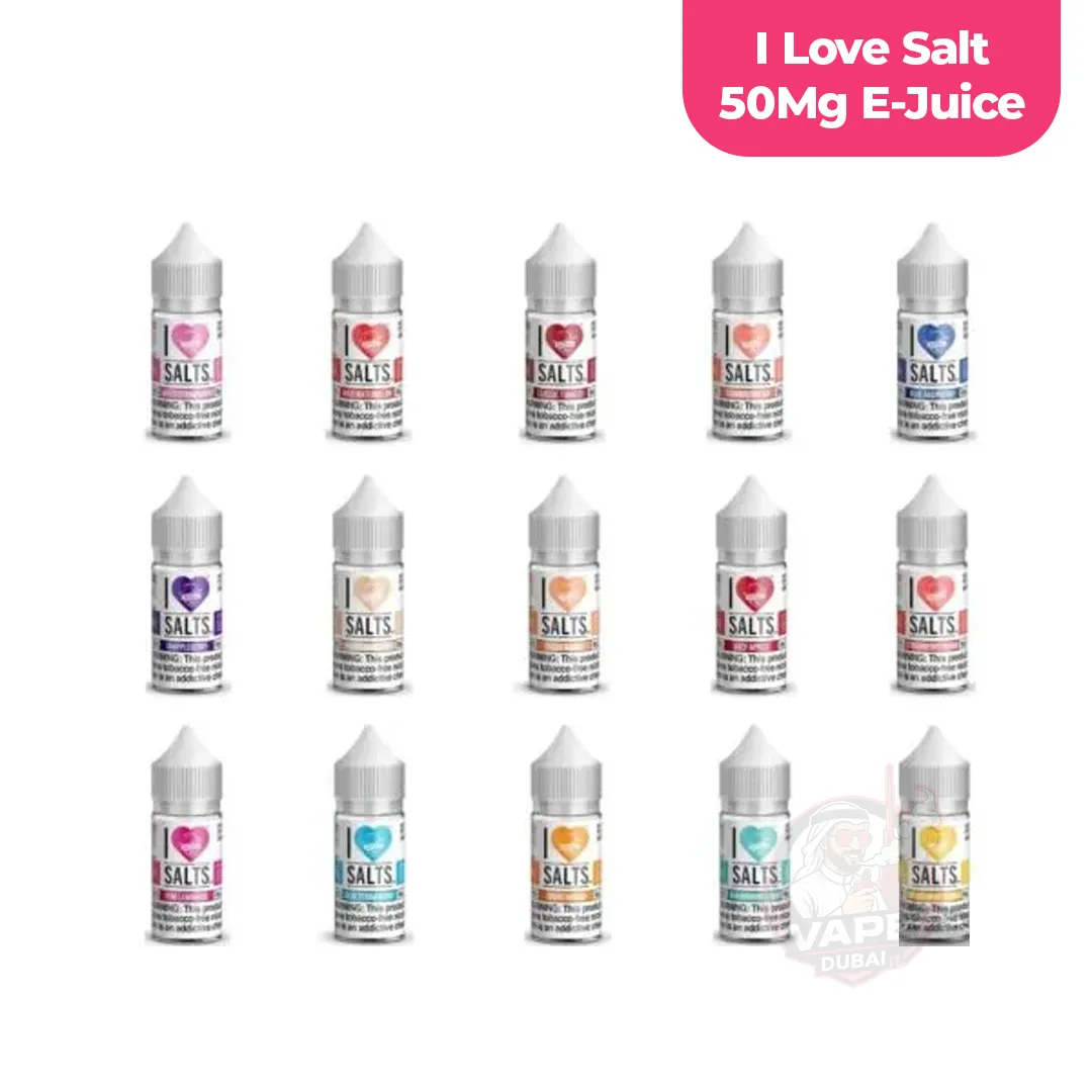 I Love Salt 50mg E-Liquid, 30ml Bottle