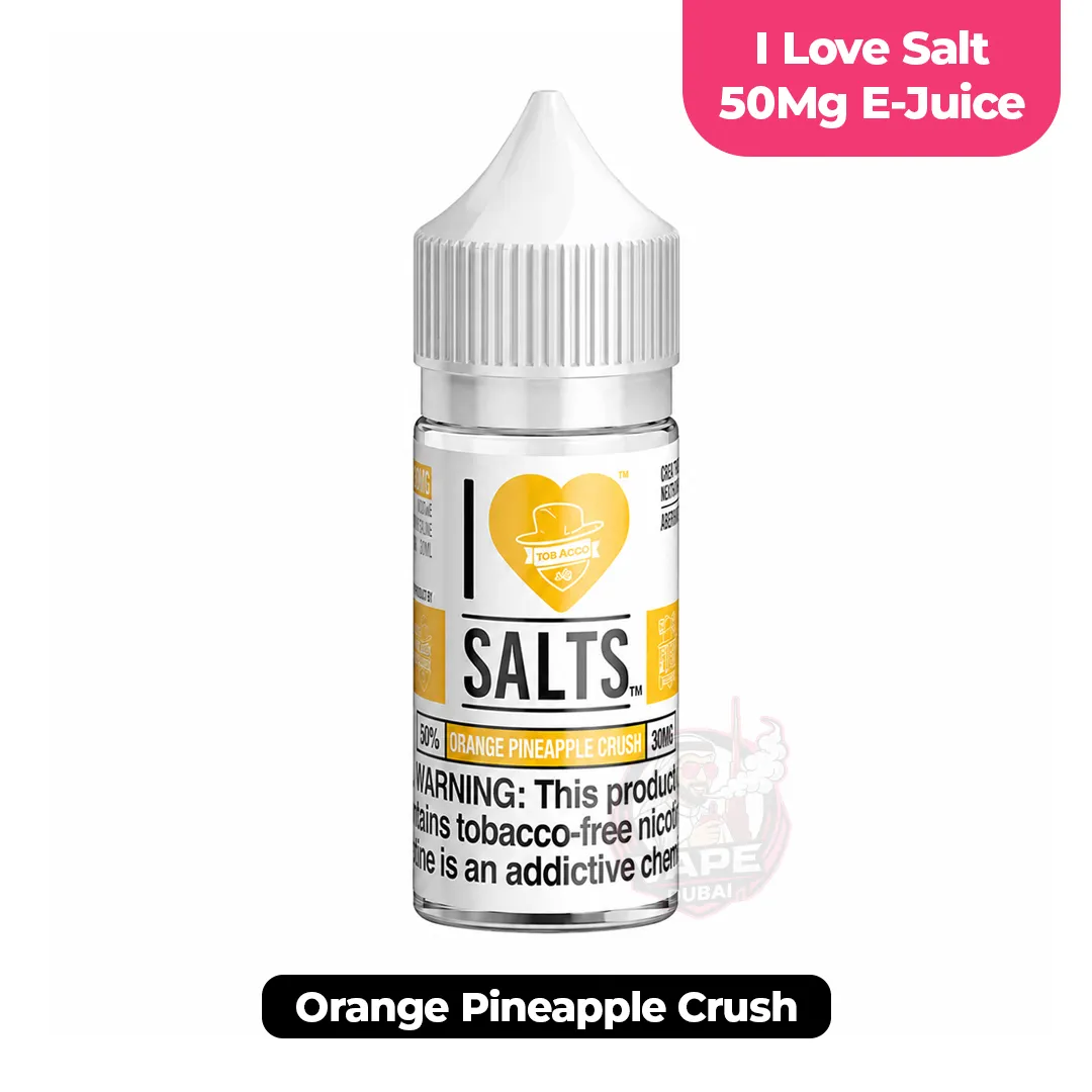 I Love Salt 50mg E-Liquid, 30ml Bottle
