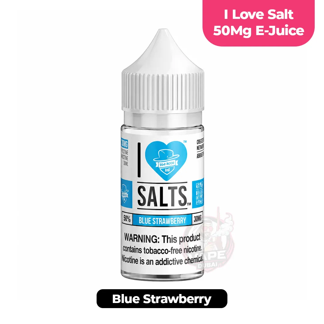 I Love Salt 50mg E-Liquid, 30ml Bottle