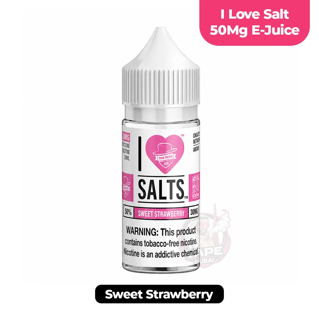 I Love Salt 50mg E-Liquid, 30ml Bottle