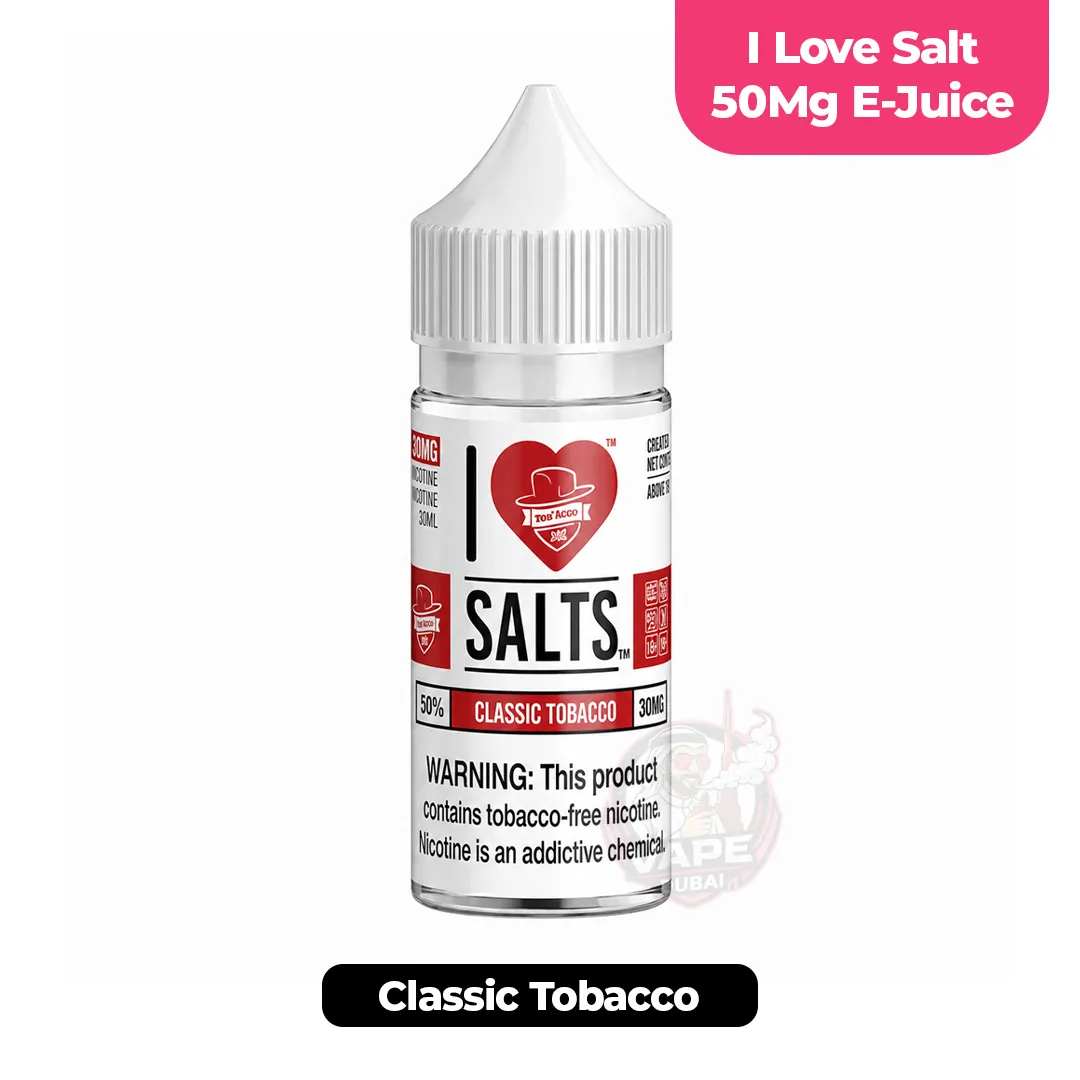 I Love Salt 50mg E-Liquid, 30ml Bottle