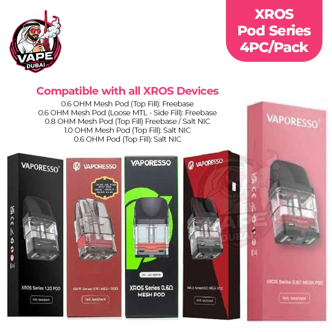 Vaporesso XROS Pods, Triple Leakproof