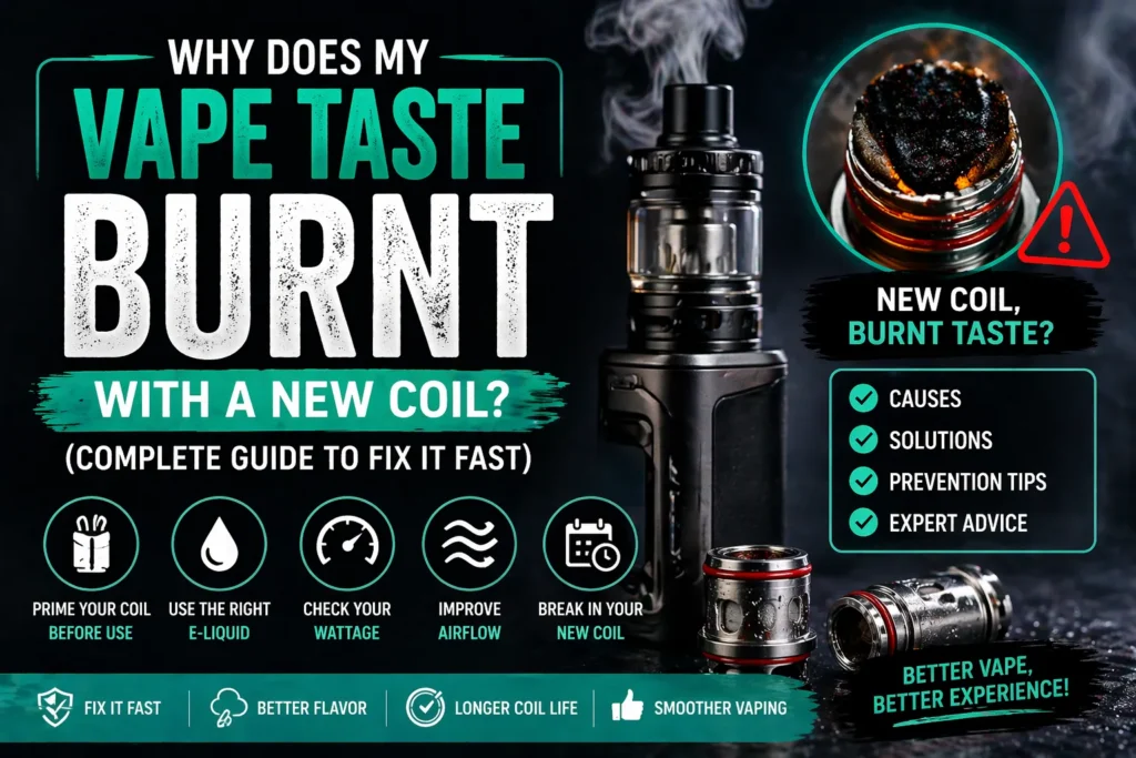 Why Does My Vape Taste Burnt With a New Coil
