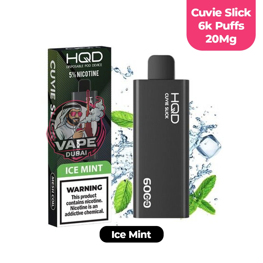 cuvie slick 6000 puffs 20mg by hqd