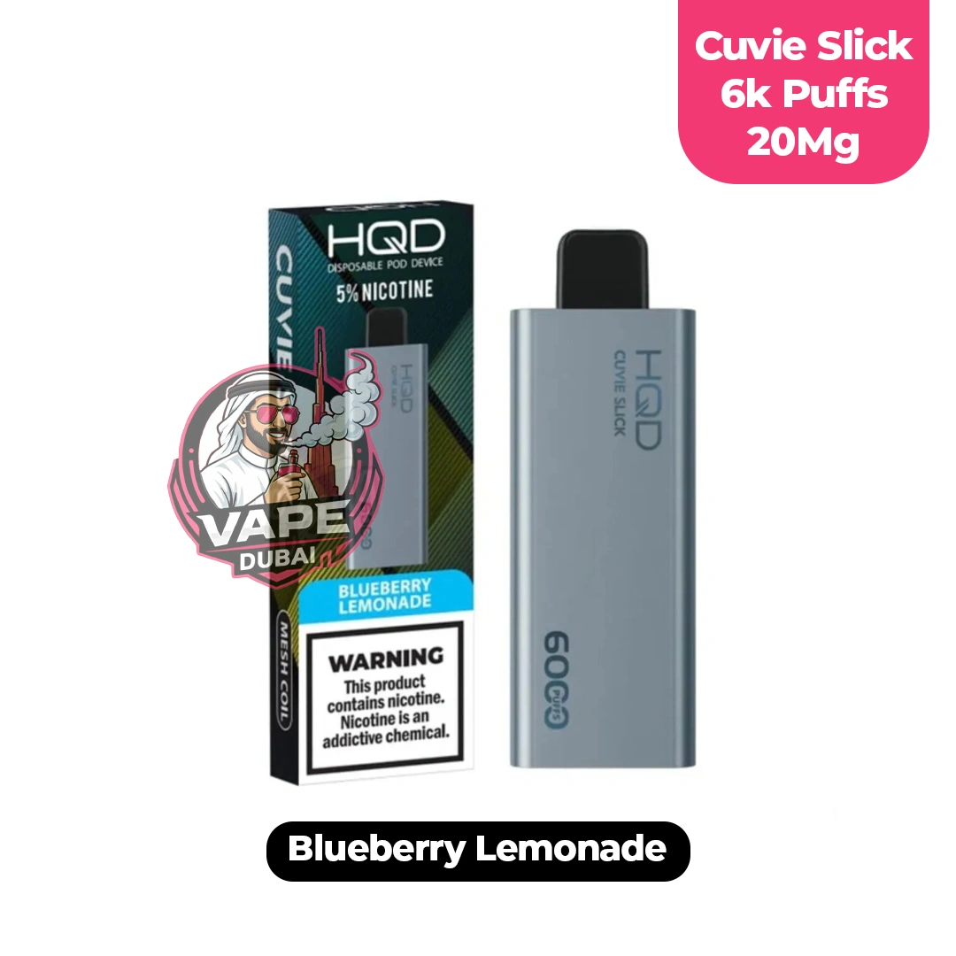 cuvie slick 6000 puffs 20mg by hqd