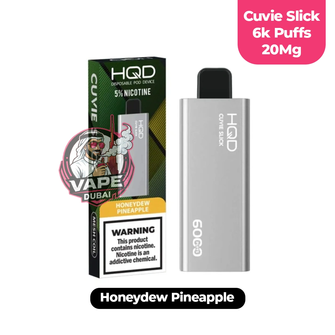 cuvie slick 6000 puffs 20mg by hqd