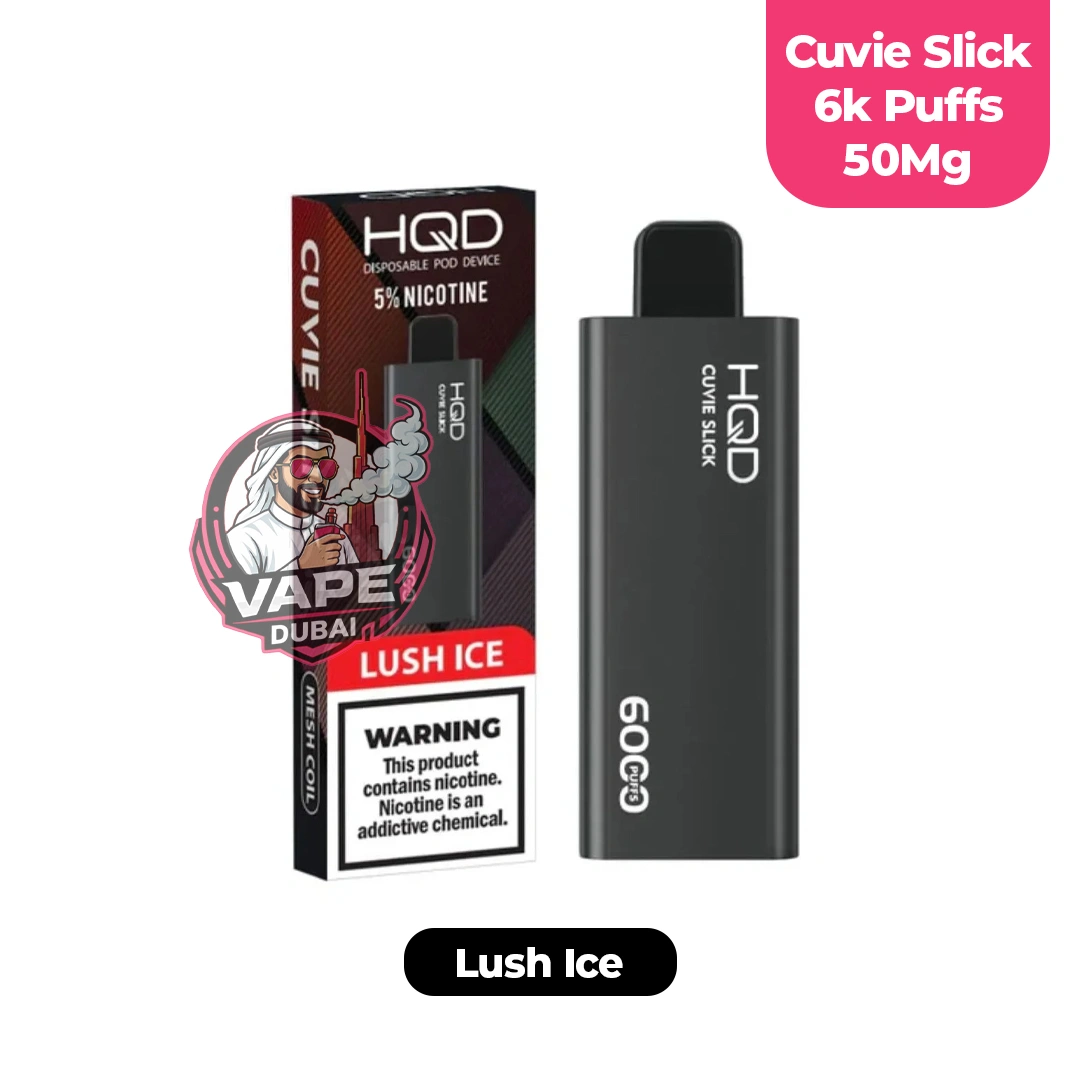 hqd cuvie slick 6000 puffs 50mg dubai