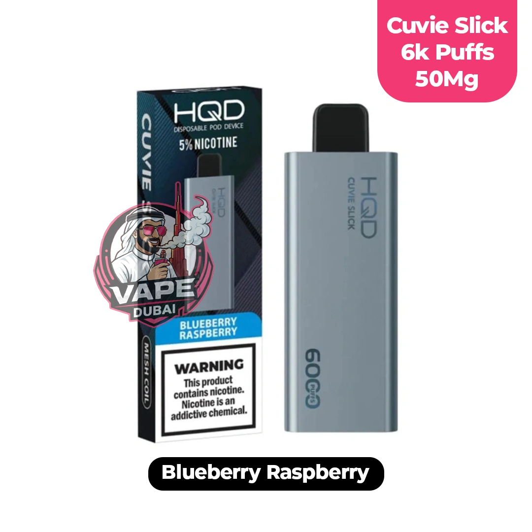 hqd cuvie slick 6000 puffs 50mg uae