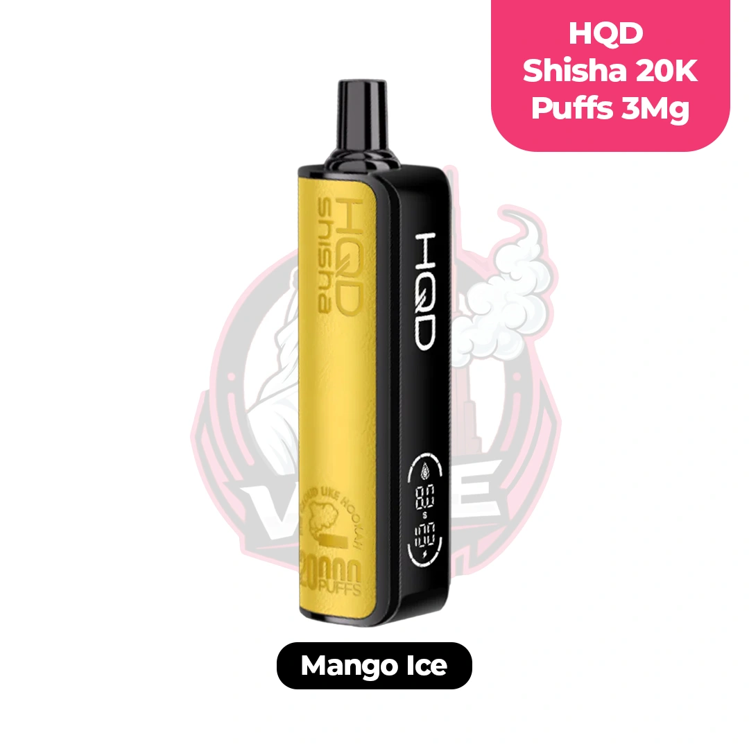 hqd shisha 20k puffs 3mg uae