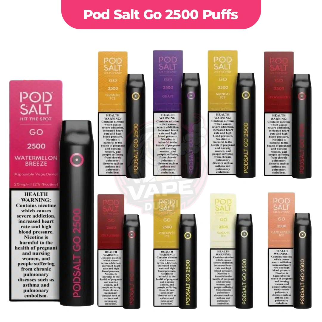 pod salt go 2500 puffs