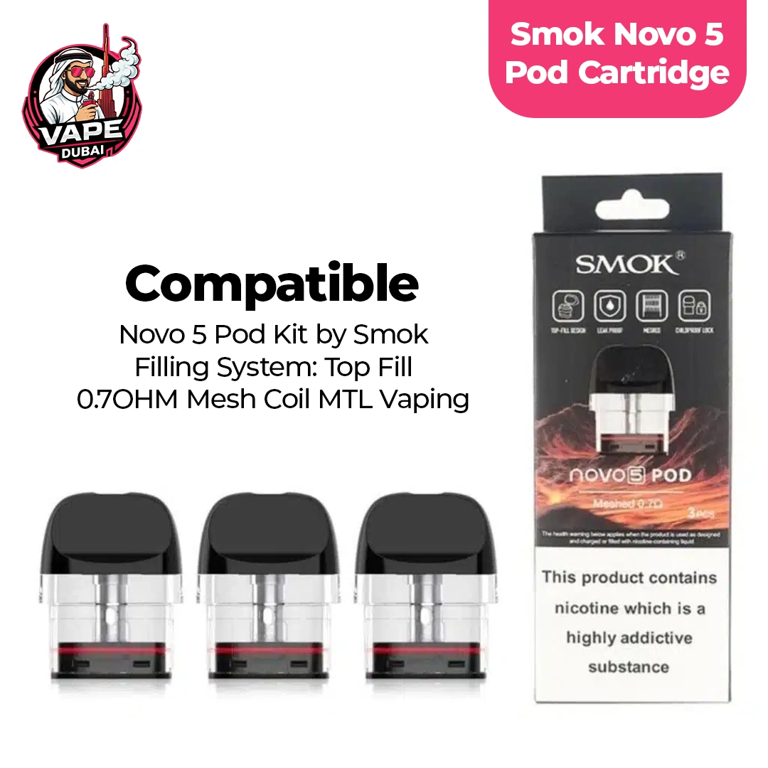 smok novo 5 cartridge dubai