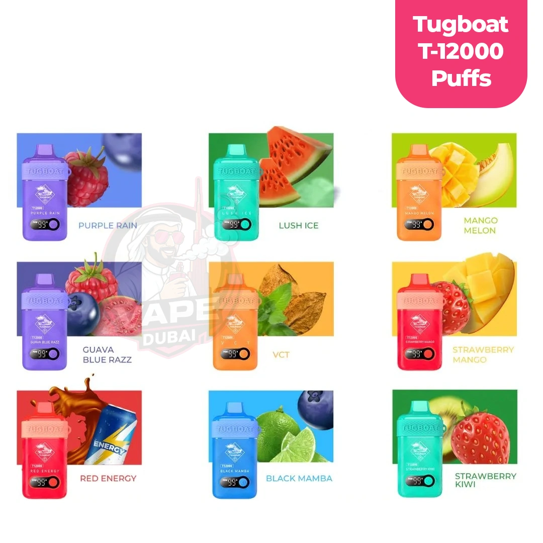 tugboat t12000 puffs 50mg dubai uae