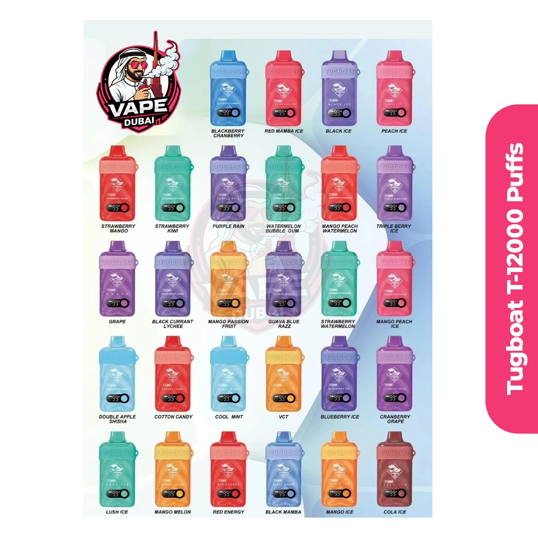 tugboat t12000 puffs 50mg dubai uae