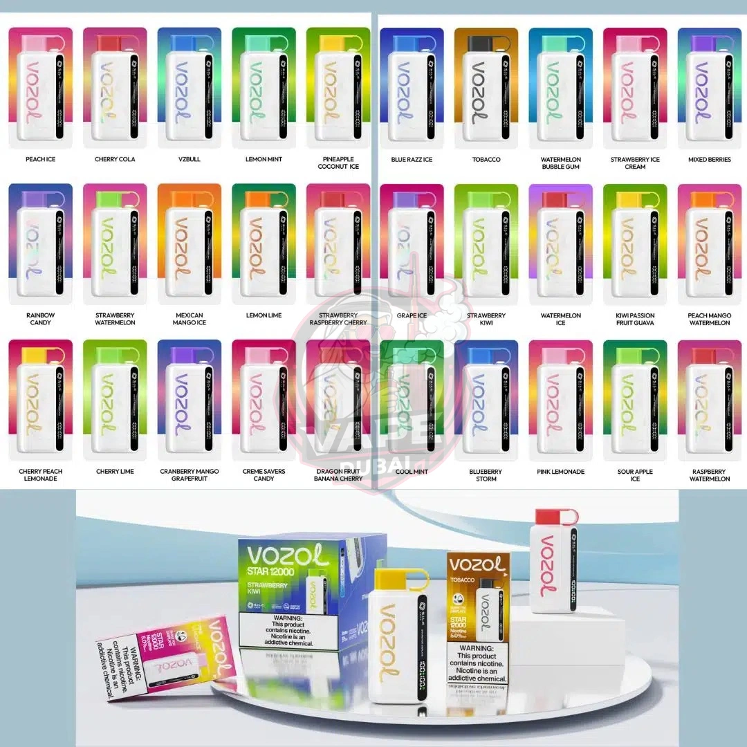 vozol star 12000 puffs 50mg uae