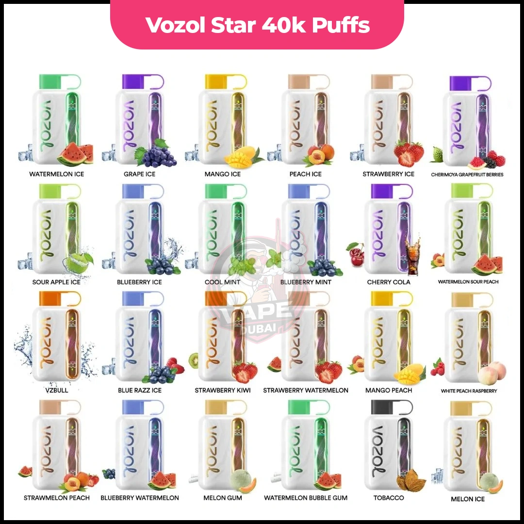 vozol star 40000 puffs 50mg dubai