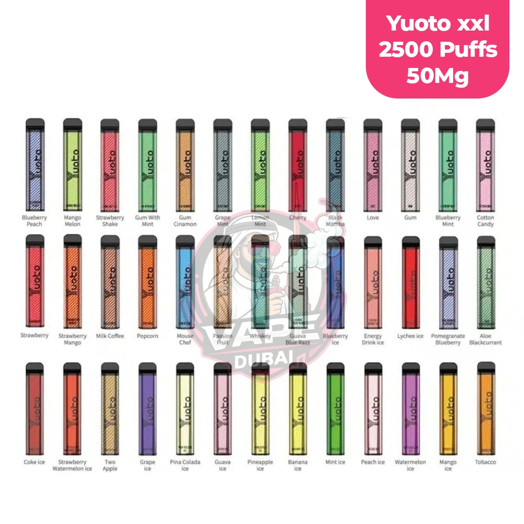yuoto xxl 2500 puffs 50mg dubai uae