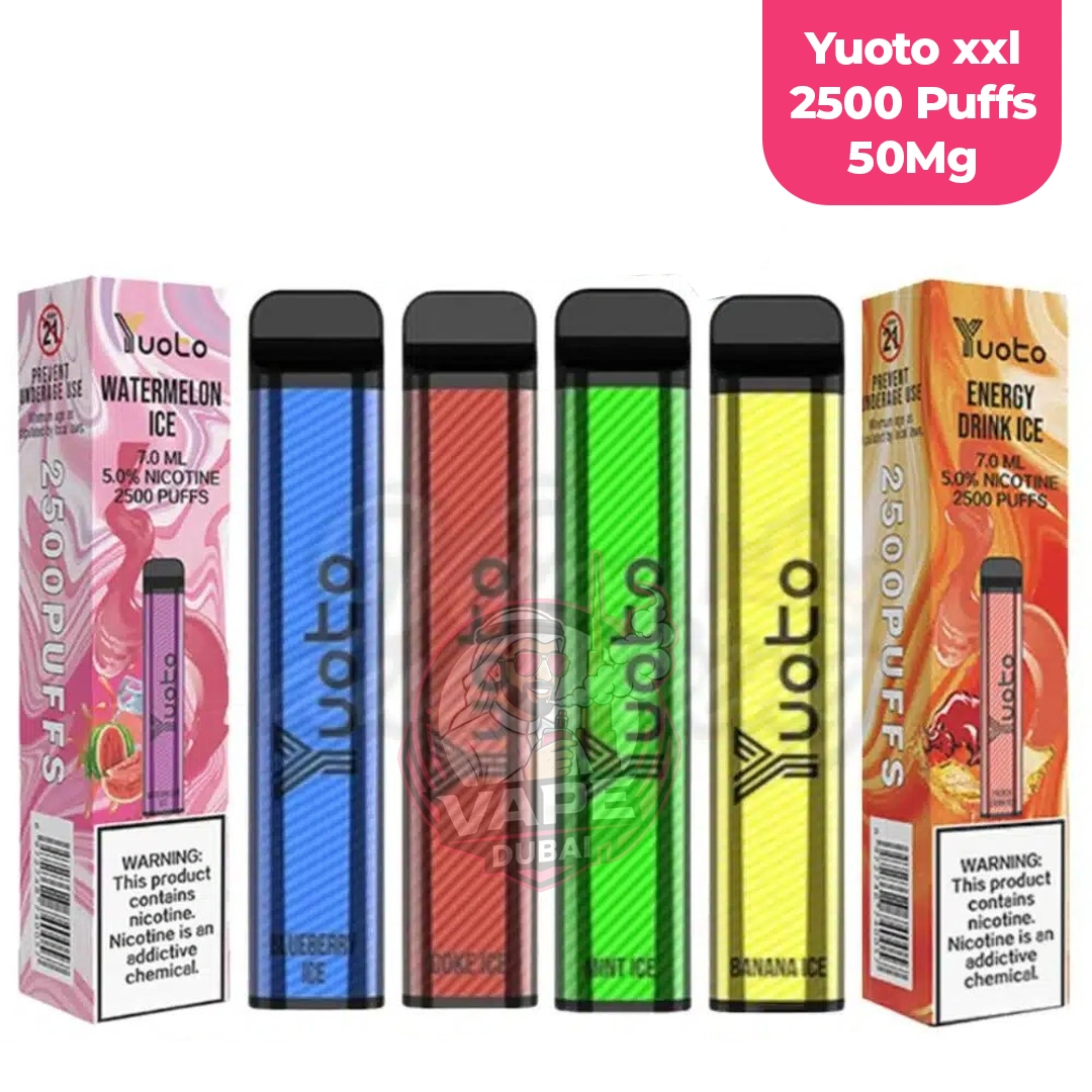 yuoto xxl 2500 puffs 50mg dubai uae