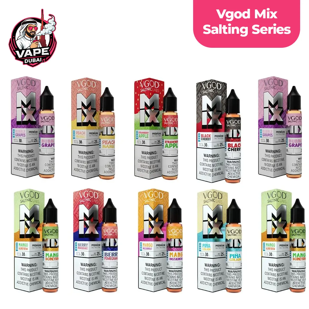 25mg & 50mg VGOD Mix Saltnic E-Liquid