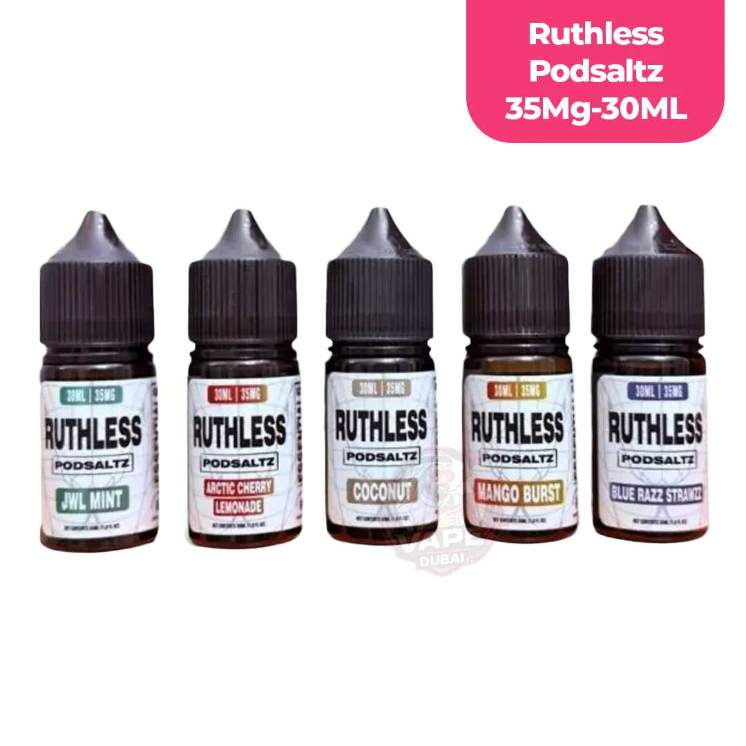 30ml Ruthless PodSaltz 35mg Vape Juice