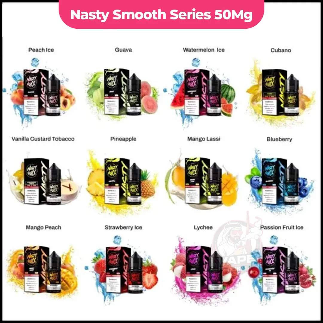50mg Nasty Smooth Series E-Liquid, 30ml
