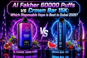 Al Fakher 60000 Puffs vs Crown Bar 15K