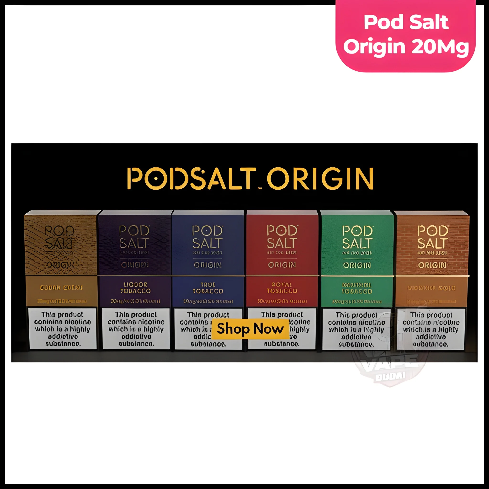 20mg Pod Salt Origin Saltnic E-Juice