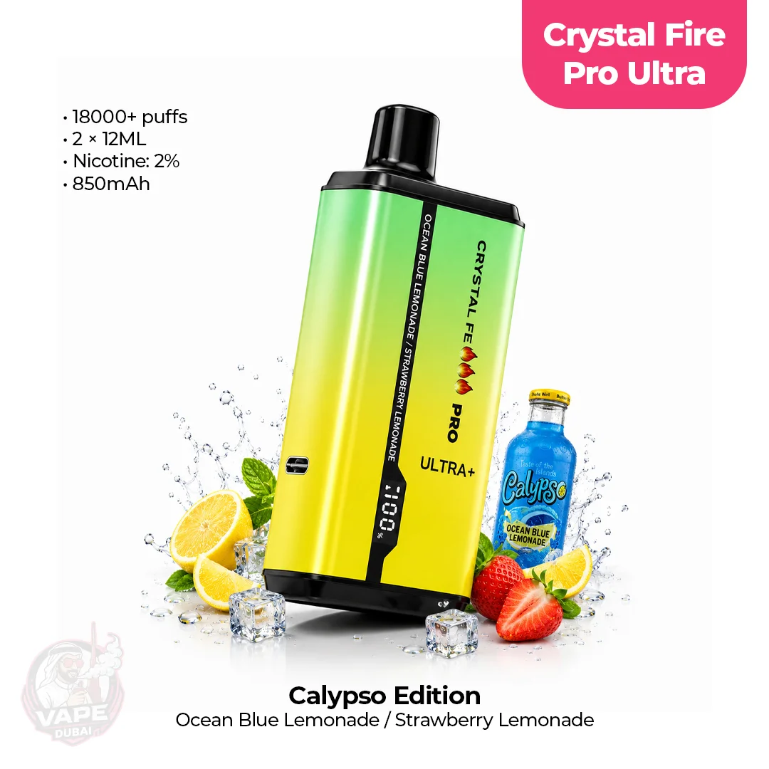 Crystal Fire Pro Ultra 18000 Puffs