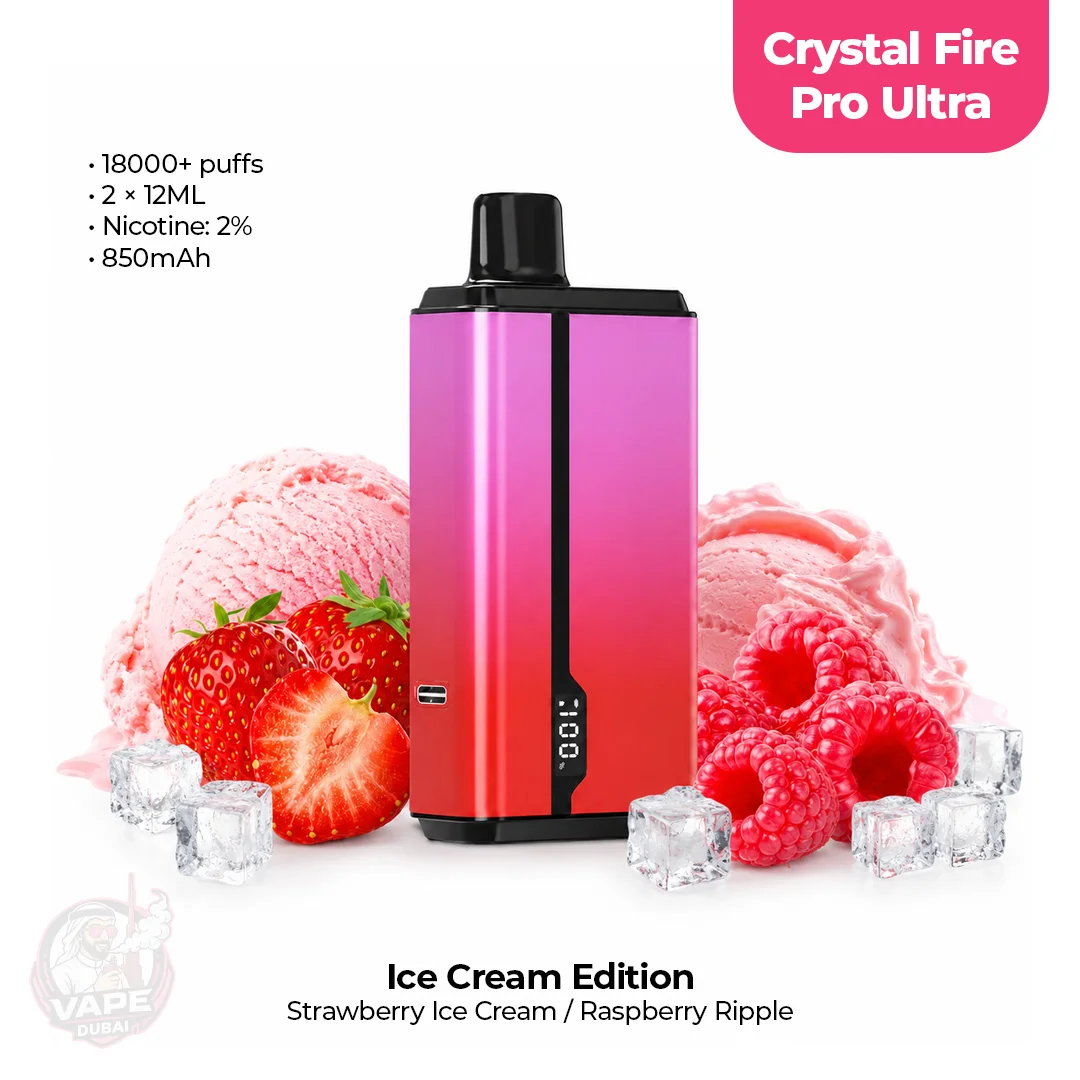 Crystal Fire Pro Ultra 18000 Puffs