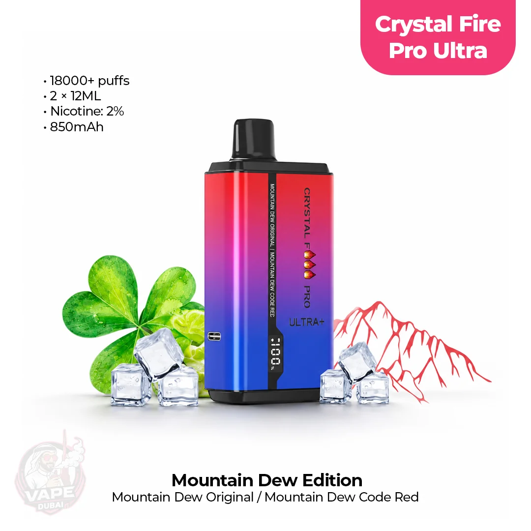 Crystal Fire Pro Ultra 18000 Puffs