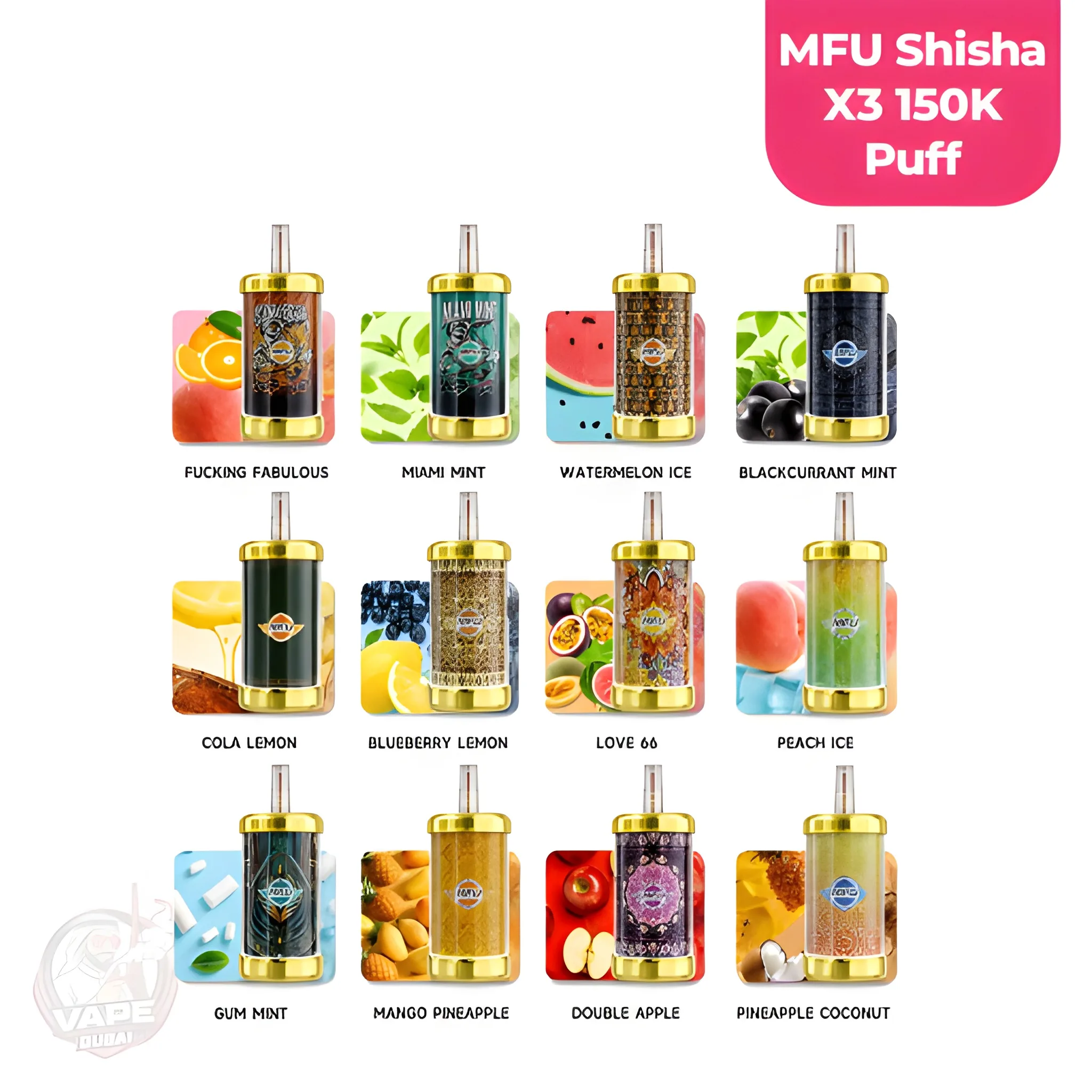 MFU Shisha X3 150K Hookah