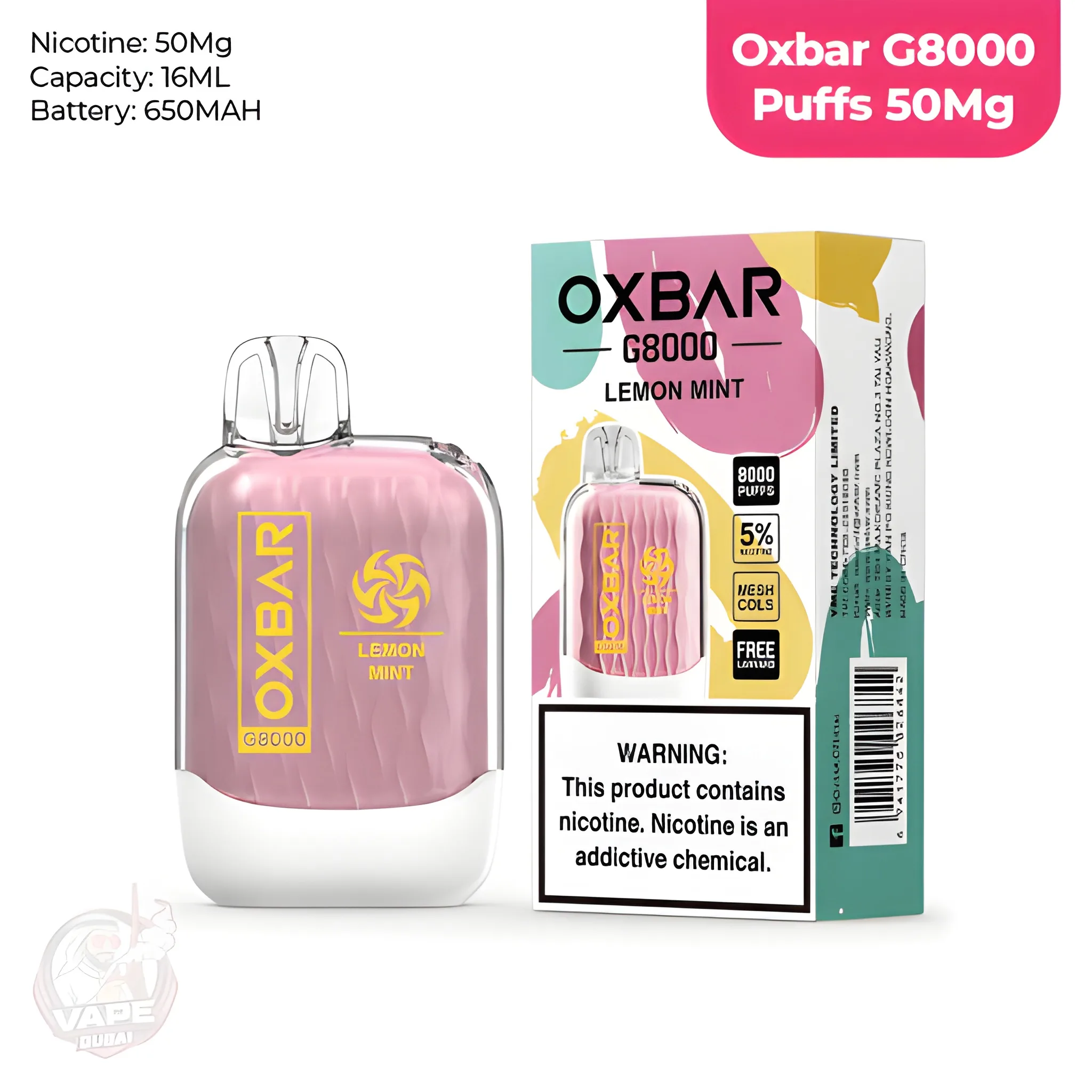 Oxbar G8000 Disposable Vape