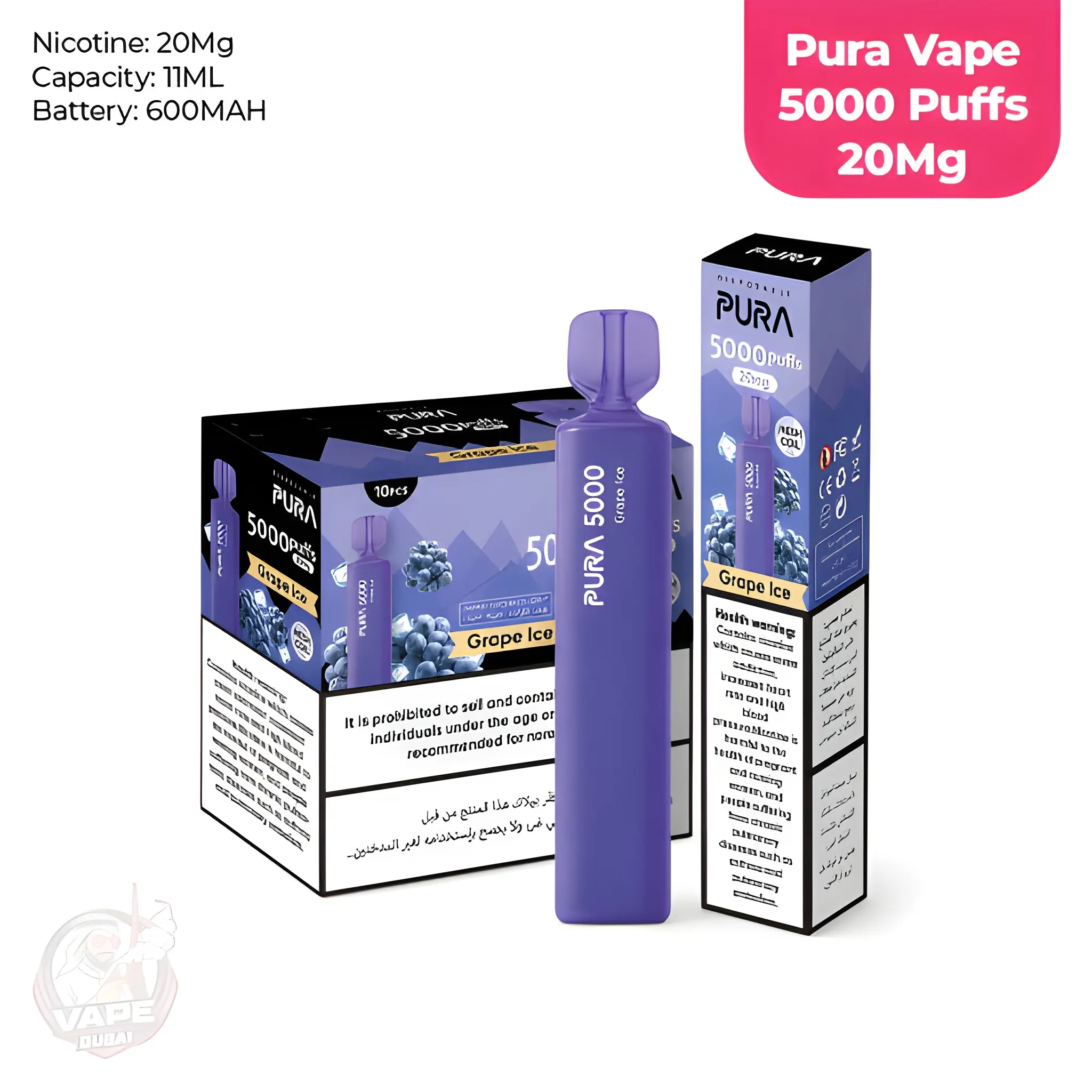 Pura 5000 Puffs 20MG