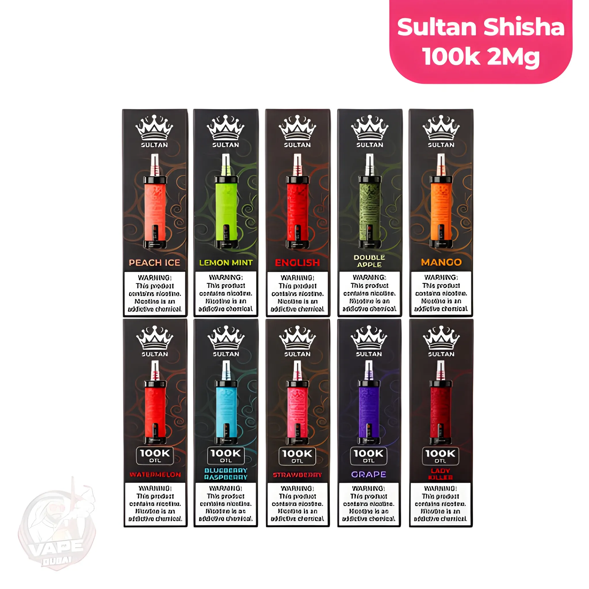 Sultan Shisha 100k Disposable Vape