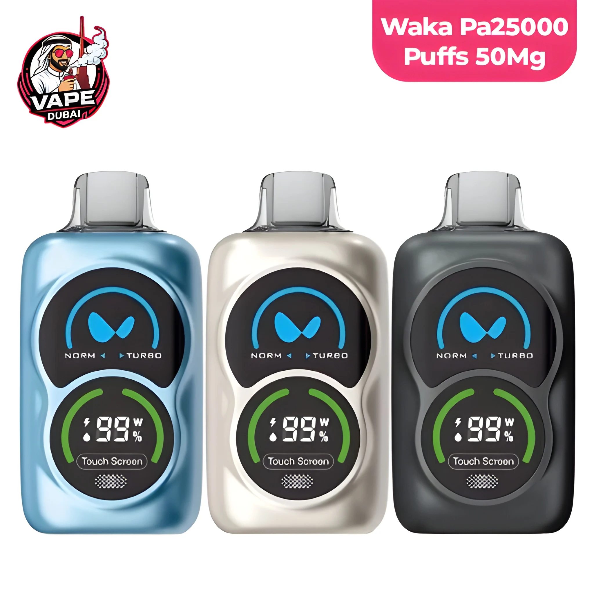 Waka PA25000 Puffs 50mg in Dubai