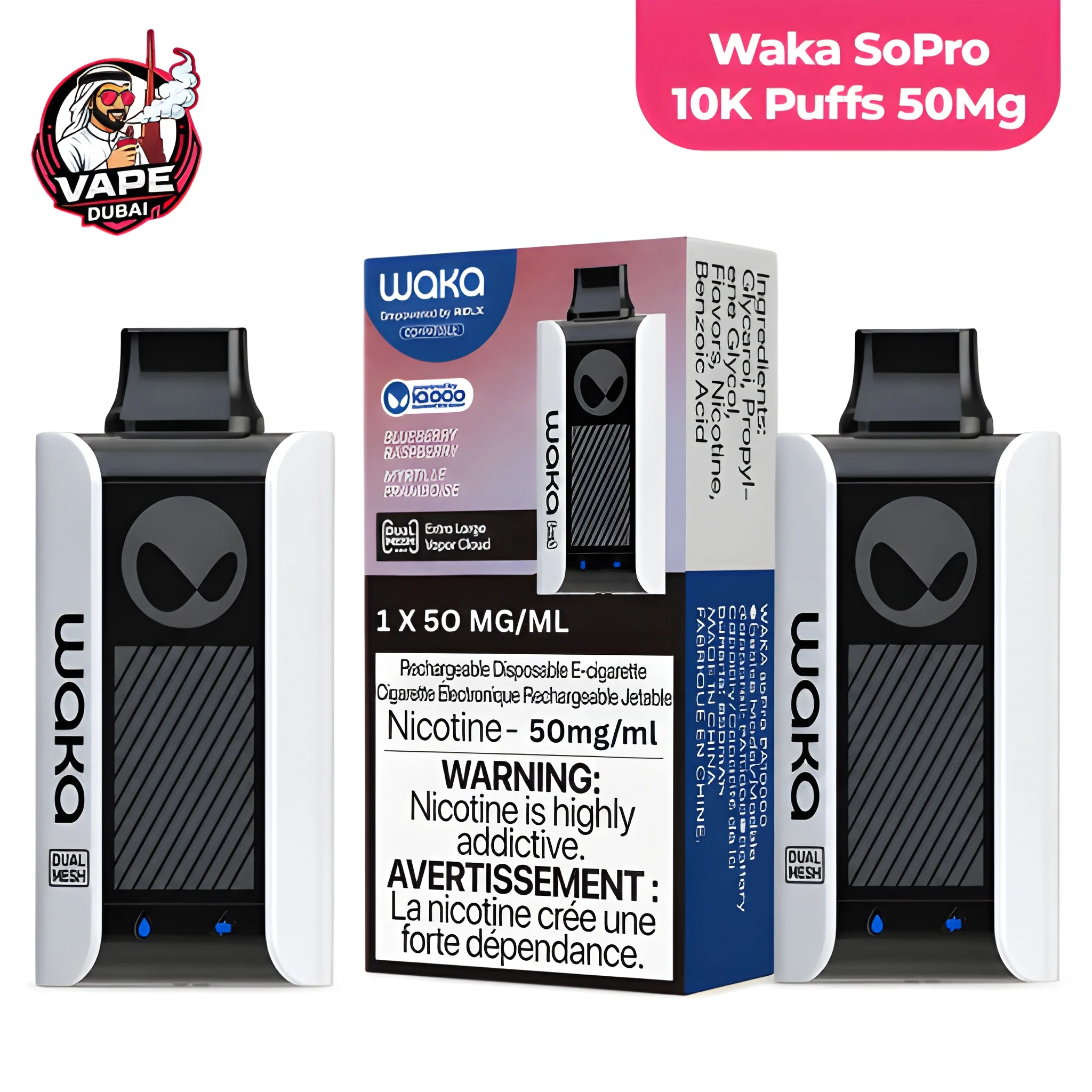Waka SoPro PA10000 Puffs 50mg