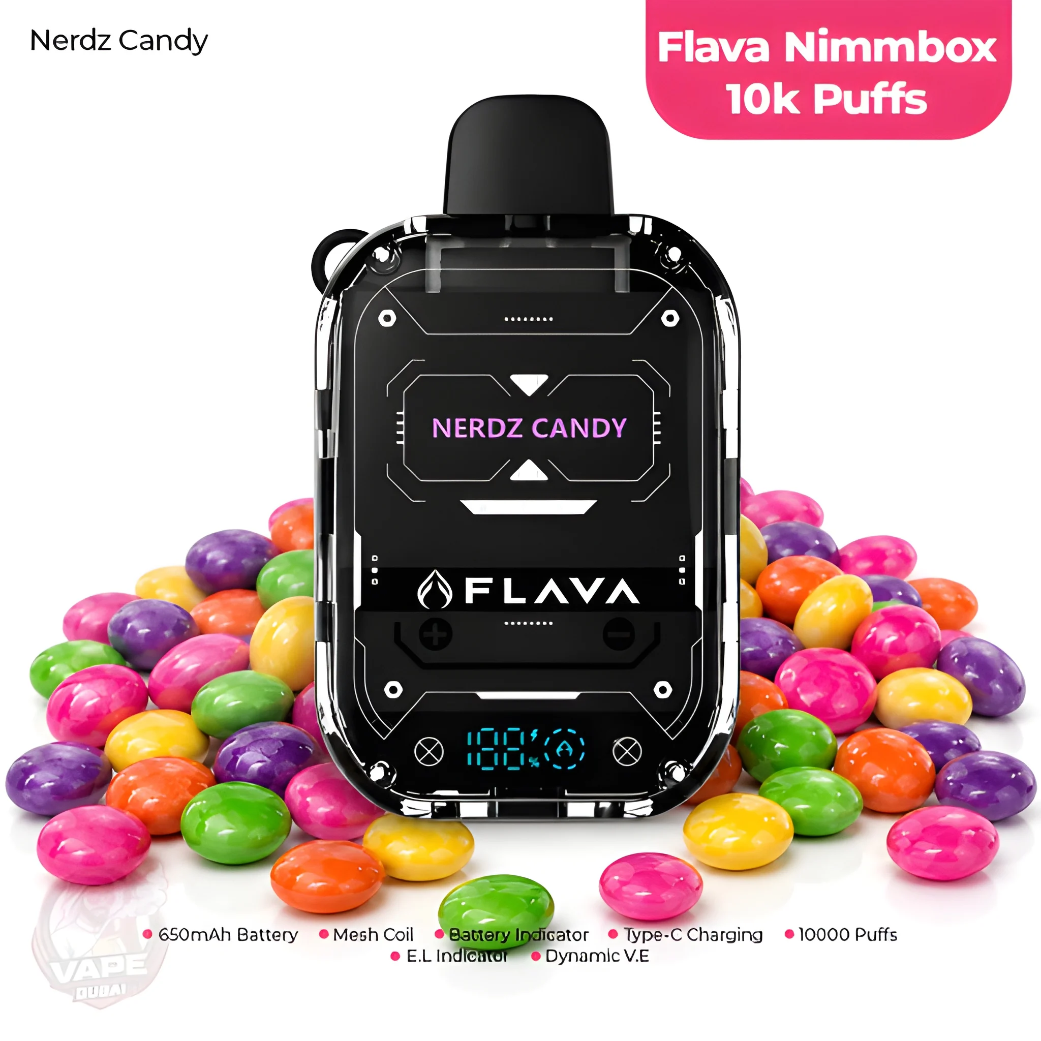 Flava Nimmbox 10000 Puffs Nerdz Candy