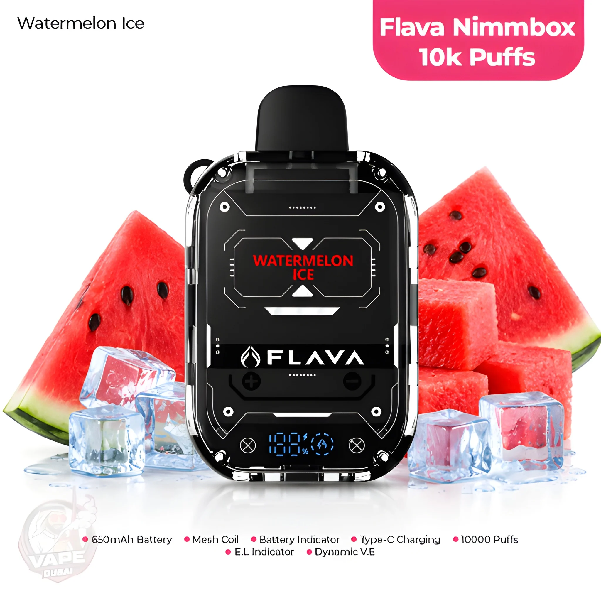 Flava Nimmbox 10000 Puffs Watermelon ice