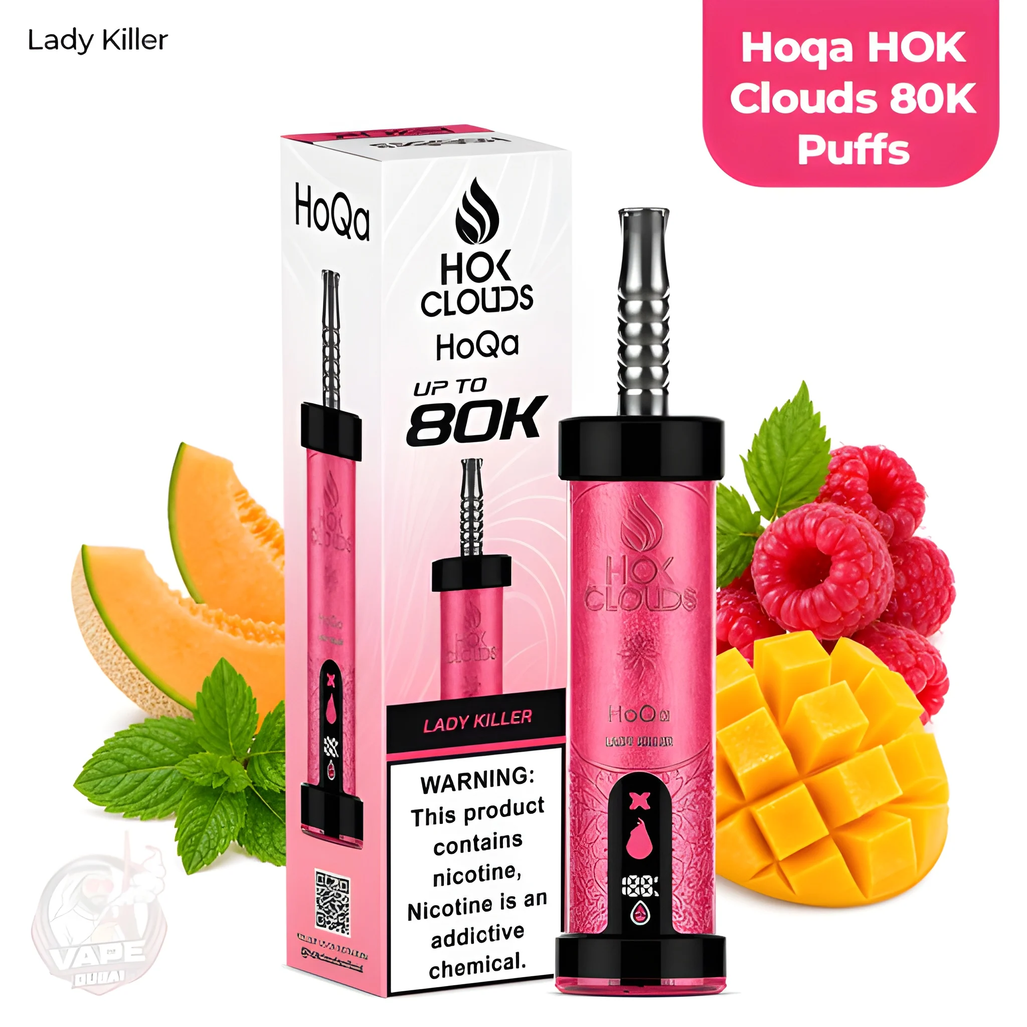 Hoqa 80K Puffs Hok Clouds 5Mg