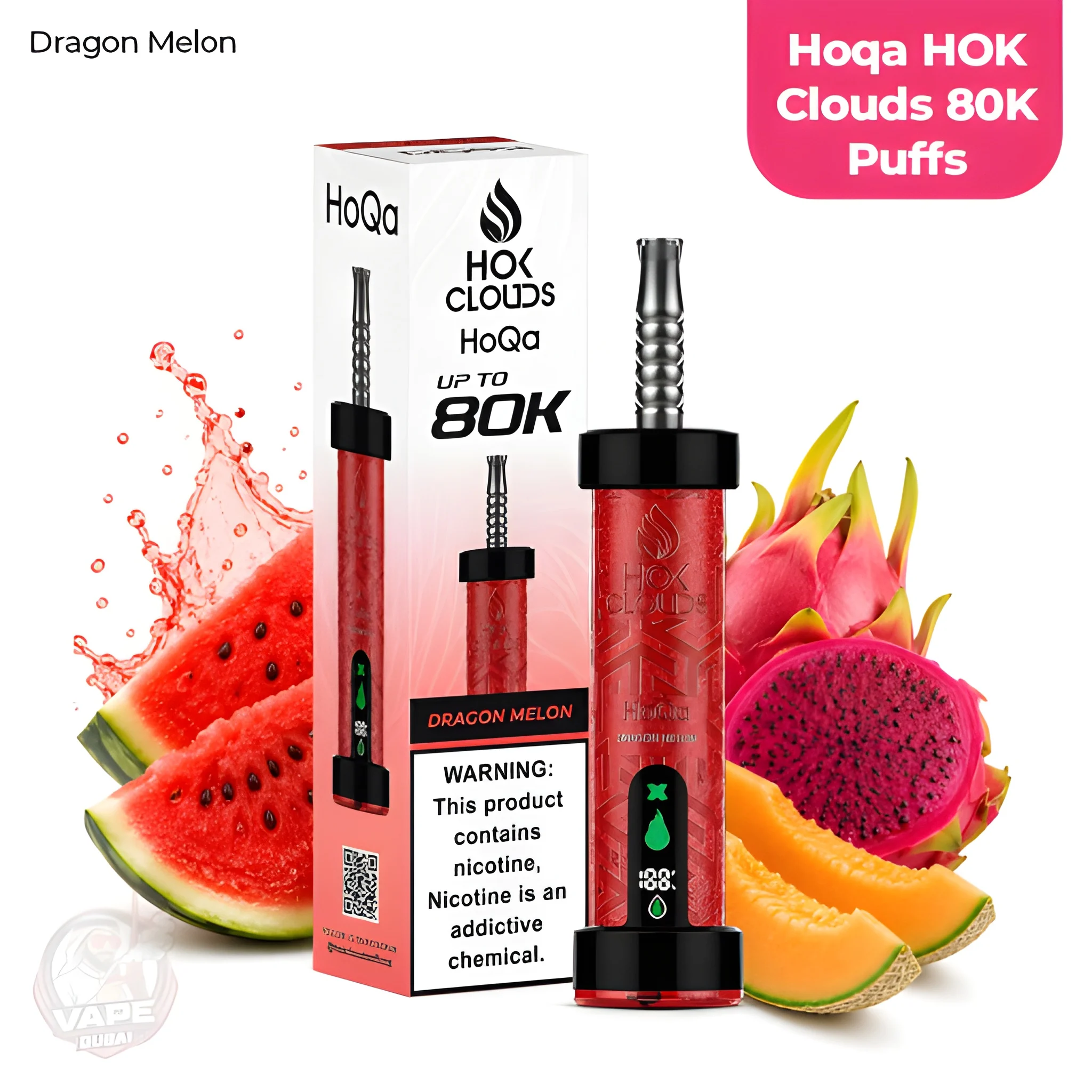 Hoqa 80K Puffs Hok Clouds 5Mg