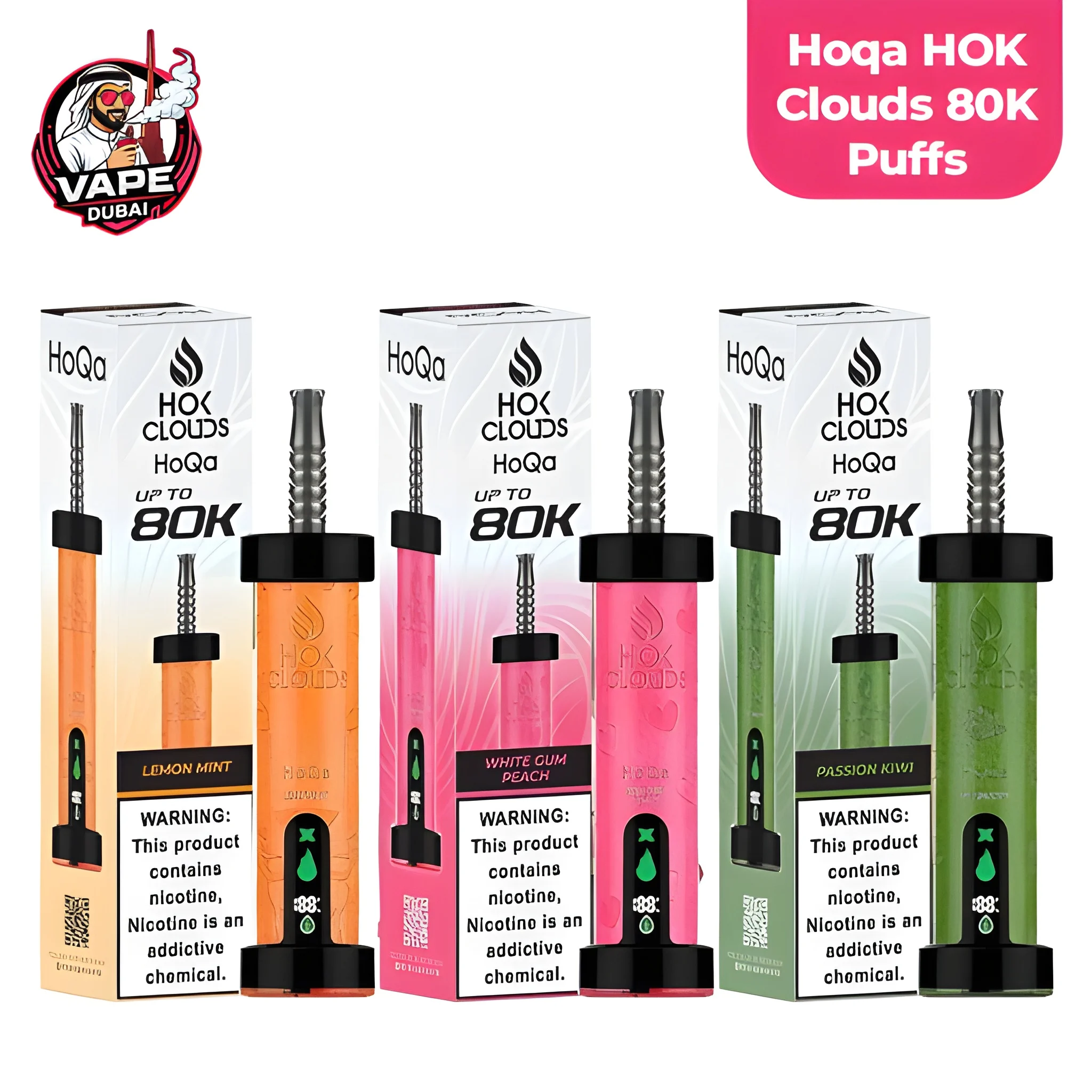 Hoqa 80K Puffs Hok Clouds 5Mg