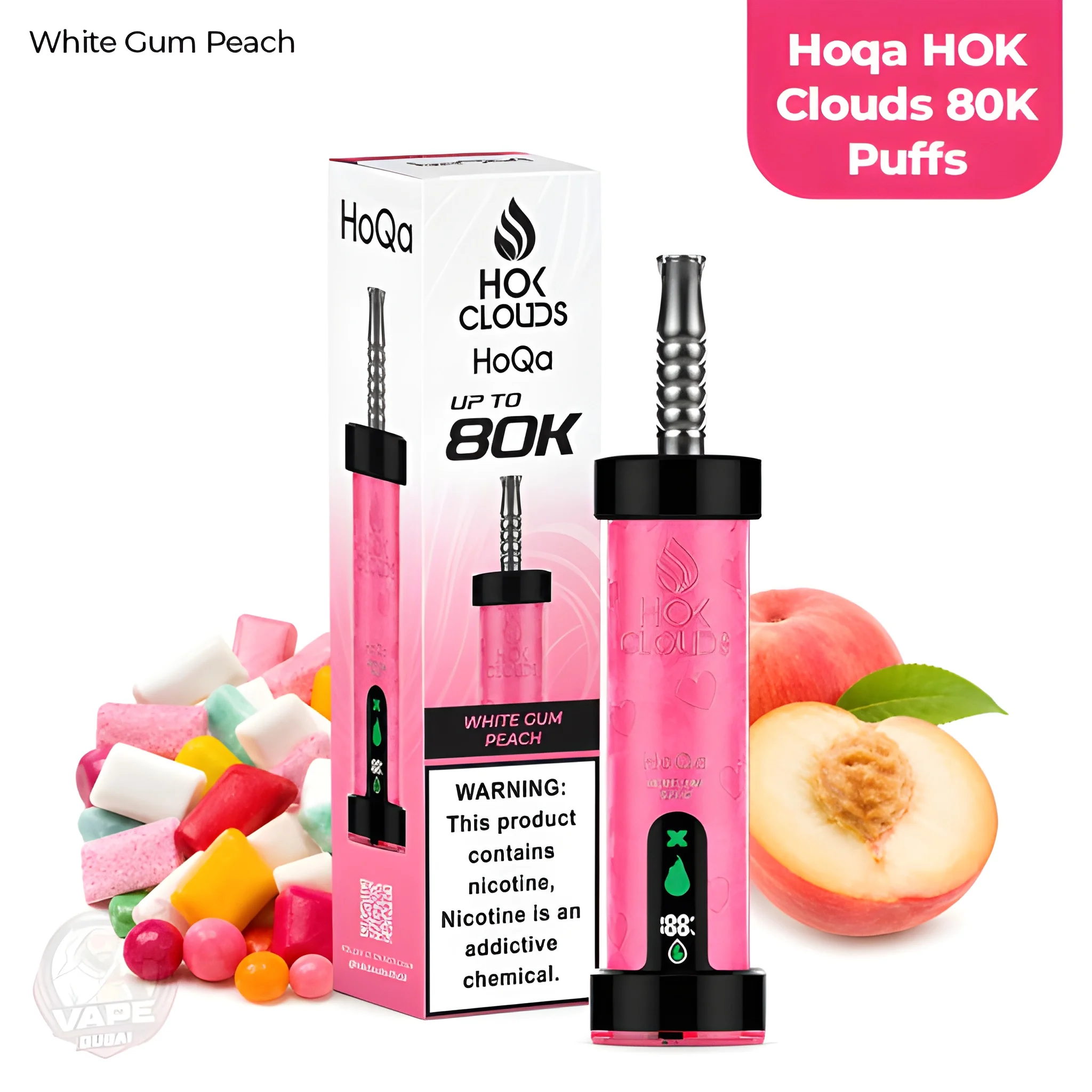 Hoqa 80K Puffs Hok Clouds 5Mg